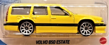 Load image into Gallery viewer, Hot Wheels 2021 Volvo 850 Estate Yellow #43 Factory Fresh 2/10 New Long Card
