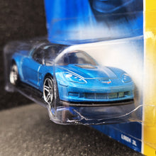 Load image into Gallery viewer, Hot Wheels 2008 '09 Corvette ZR1 Blue #9 2008 New Models 9/40 Long Card