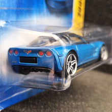 Load image into Gallery viewer, Hot Wheels 2008 '09 Corvette ZR1 Blue #9 2008 New Models 9/40 Long Card
