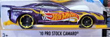 Load image into Gallery viewer, Hot Wheels 2016 '10 Pro Stock Camaro Purple #64 HW Mild to Wild 9/10 New