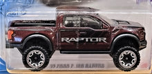 Load image into Gallery viewer, Hot Wheels 2021 '17 Ford F-150 Raptor Red-Brown #167 HW Torque 5/5 New Long Card