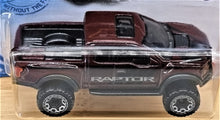 Load image into Gallery viewer, Hot Wheels 2021 '17 Ford F-150 Raptor Red-Brown #167 HW Torque 5/5 New Long Card