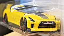 Load image into Gallery viewer, Hot Wheels 2021 '17 Nissan GT-R R35 Yellow #79 Then &amp; Now 2/10 New Long Card