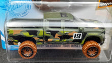 Load image into Gallery viewer, Hot Wheels 2021 '19 Chevy Silverado Trail Boss LT Green #80 Baja Blazers 7/10