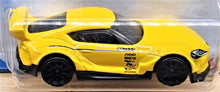 Load image into Gallery viewer, Hot Wheels 2021 '20 Toyota GR Supra Yellow #178 HW Speed Graphics 5/10 New