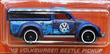 Load image into Gallery viewer, Hot Wheels 2022 '49 Volkswagen Beetle Pickup Navy Blue Volkswagen 7/8 New Long Card