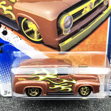 Load image into Gallery viewer, Hot Wheels 2011 '56 Ford F-100 Copper #93 Heat Fleet 3/10 New Long Card