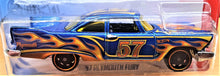Load image into Gallery viewer, Hot Wheels 2020 '57 Plymouth Fury Blue #168 HW Flames 2/10 New Long Card