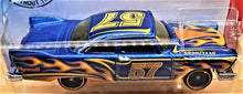 Load image into Gallery viewer, Hot Wheels 2020 '57 Plymouth Fury Blue #168 HW Flames 2/10 New Long Card