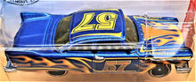 Load image into Gallery viewer, Hot Wheels 2020 '57 Plymouth Fury Blue #168 HW Flames 2/10 New Long Card