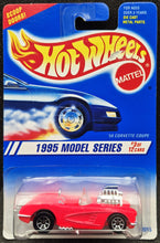 Load image into Gallery viewer, Hot Wheels 1995 '58 Corvette Coupe #341 Hot Pink 1995 Model Series 3/12