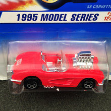 Load image into Gallery viewer, Hot Wheels 1995 '58 Corvette Coupe #341 Hot Pink 1995 Model Series 3/12