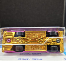 Load image into Gallery viewer, Hot Wheels 2022 '59 Chevy Bel Air Pearl Pink #70 Chevy Bel Air 4/5 New Long Card