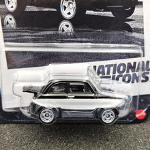 Load image into Gallery viewer, Hot Wheels 2025 '60s Fiat 500 D Modificado Black National Icons Series 3/5 New Long Card