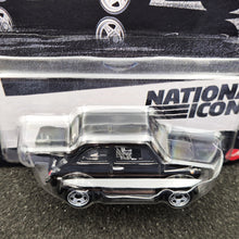 Load image into Gallery viewer, Hot Wheels 2025 '60s Fiat 500 D Modificado Black National Icons Series 3/5 New Long Card