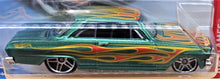 Load image into Gallery viewer, Hot Wheels 2018 '63 Chevy II Green #110 HW Flames 9/10 New