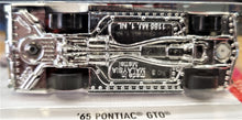 Load image into Gallery viewer, Hot Wheels 2016 '65 Pontiac GTO White #99 HW Flames 9/10 New