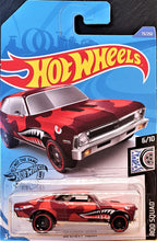 Load image into Gallery viewer, Hot Wheels 2020 '68 Chevy Nova Red #73 Rod Squad 6/10 New Long Card