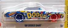 Load image into Gallery viewer, Hot Wheels 2022 '68 Dodge Dart White #63 White HW Art Cars 2/10 New Long Card