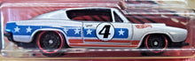 Load image into Gallery viewer, Hot Wheels 2020 '68 Hemi Barracuda Silver Stars &amp; Stripes 4/10 New Long Card