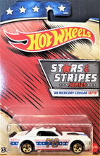 Load image into Gallery viewer, Hot Wheels 2020 '68 Mercury Cougar White Stars &amp; Stripes 10/10 New Long Card