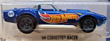 Load image into Gallery viewer, Hot Wheels 2017 '69 Corvette Racer Blue #352 HW Race Team 2/5 Long Card New