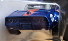 Load image into Gallery viewer, Hot Wheels 2017 '69 Corvette Racer Blue #352 HW Race Team 2/5 Long Card New