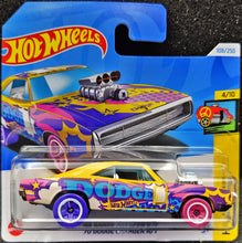 Load image into Gallery viewer, Hot Wheels 2024 '70 Dodge Charger R/T Yellow #108 HW Art Cars 4/10 New