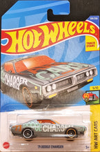 Load image into Gallery viewer, Hot Wheels 2022 '71 Dodge Charger Grey #109 HW Art Cars 5/10 New Long Card