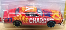 Load image into Gallery viewer, Hot Wheels 2022 '71 Dodge Charger Red #109 HW Art Cars 5/10 New Long Card