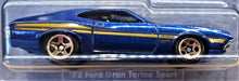 Load image into Gallery viewer, Hot Wheels 2020 '72 Ford Gran Torino Sport Blue American Steel 6/10 New