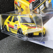 Load image into Gallery viewer, Hot Wheels 2024 '73 Honda Civic Custom Yellow #90 Compact Kings 4/5 New