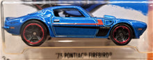 Load image into Gallery viewer, Hot Wheels 2016 '73 Pontiac Firebird Blue #123 Muscle Mania 3/10 New