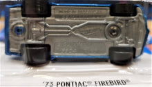 Load image into Gallery viewer, Hot Wheels 2016 '73 Pontiac Firebird Blue #123 Muscle Mania 3/10 New