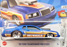 Load image into Gallery viewer, Hot Wheels 2023 '86 Ford Thunderbird Pro Stock Blue #107 HW Drag Strip 4/10 New