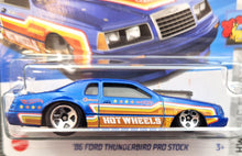 Load image into Gallery viewer, Hot Wheels 2023 '86 Ford Thunderbird Pro Stock Blue #107 HW Drag Strip 4/10 New
