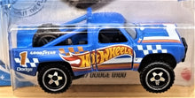 Load image into Gallery viewer, Hot Wheels 2021 '87 Dodge D100 Blue #168 HW Race Team 1/10 New Long Card