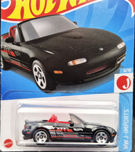 Load image into Gallery viewer, Hot Wheels 2024 '91 Mazda MX-5 Miata Black #120 HW J-Imports 6/10 New Long Card