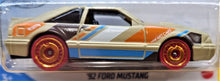 Load image into Gallery viewer, Hot Wheels 2020 '92 Ford Mustang Beige #90 HW Art Cars 1/10 New Long Card