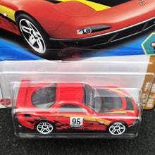 Load image into Gallery viewer, Hot Wheels 2025 '95 Mazda RX-7 Drift Red #163 HW: '70s VS. '90s 9/10 New Long Card