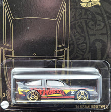 Load image into Gallery viewer, Hot Wheels 2023 '96 Nissan 180SX Type X Matte Black 55th Anniversary Black &amp; Yellow Series 1/6 New