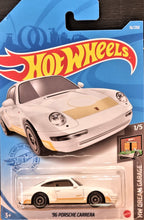 Load image into Gallery viewer, Hot Wheels 2021 '96 Porsche Carrera White #16 HW Dream Garage 1/5 New Long Card
