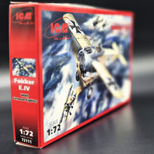 Load image into Gallery viewer, ICM Fokker E.IV #72111 1:72 Scale Model Kit