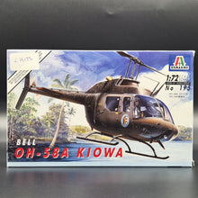 Load image into Gallery viewer, Italeri Bell OH-58A Kiowa Helicopter #195 1:72 Scale Model Kit - 2 x Kits
