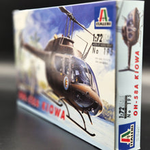 Load image into Gallery viewer, Italeri Bell OH-58A Kiowa Helicopter #195 1:72 Scale Model Kit - 2 x Kits