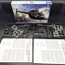 Load image into Gallery viewer, Italeri Bell OH-58A Kiowa Helicopter #195 1:72 Scale Model Kit - 2 x Kits
