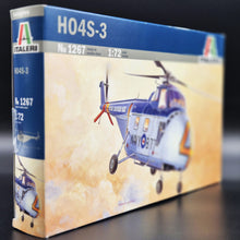 Load image into Gallery viewer, Italeri Sikorsky HO4S-3 Helicopter #1267 1:72 Scale Model Kit