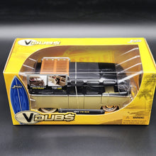 Load image into Gallery viewer, Jada Toys V Dub$ 1962 Volkswagen Bus Black/Tan #91246A 1:24 Diecast