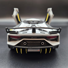 Load image into Gallery viewer, Explorafind 2023 Lamborghini Aventador SVJ 63 Satin Grey 1:24 Die Cast Car