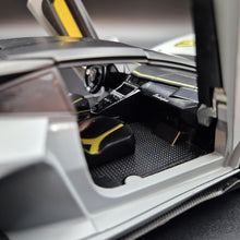 Load image into Gallery viewer, Explorafind 2023 Lamborghini Aventador SVJ 63 Satin Grey 1:24 Die Cast Car
